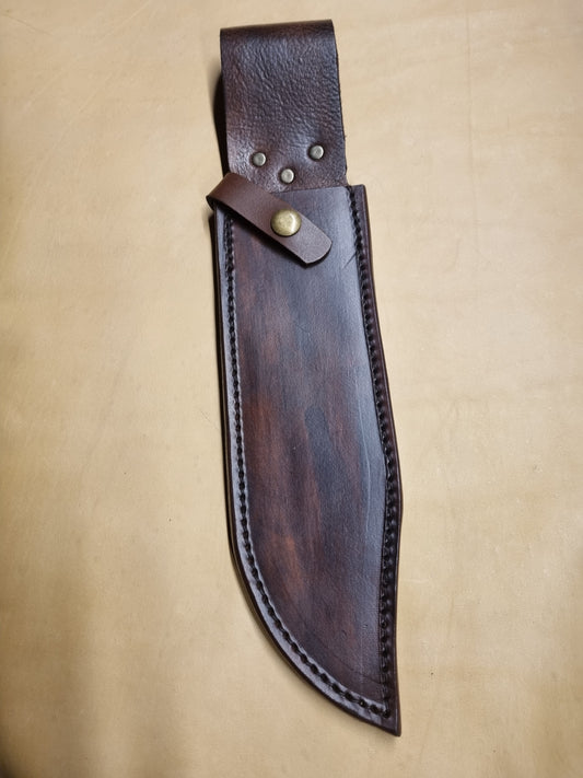 Leather Sheath for Bowie Knife Blades size 6 to 12"