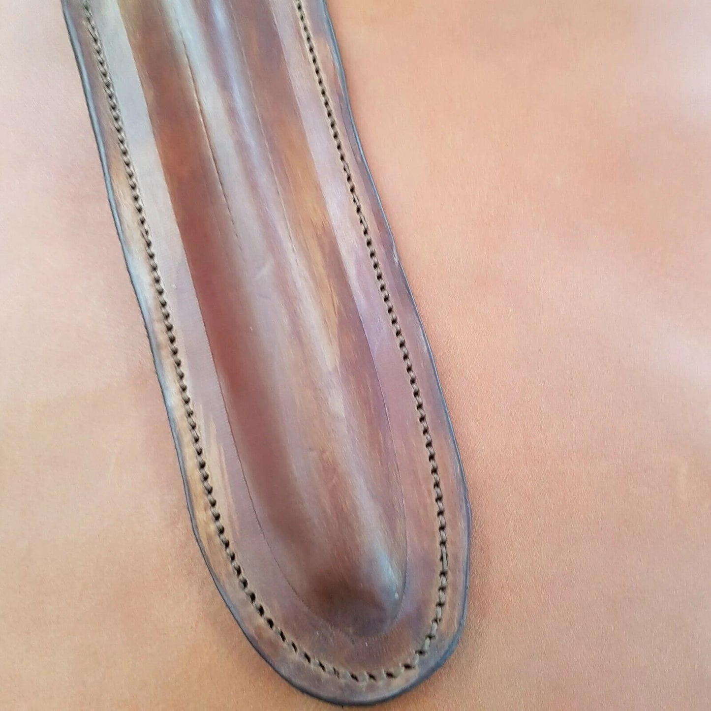 Handmade BAREBONES HORI-HORI Moulded Leather Knife Sheath