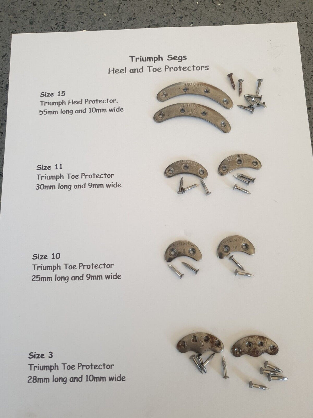 How to Protect Shoe Heels and Toes with Metal Segs