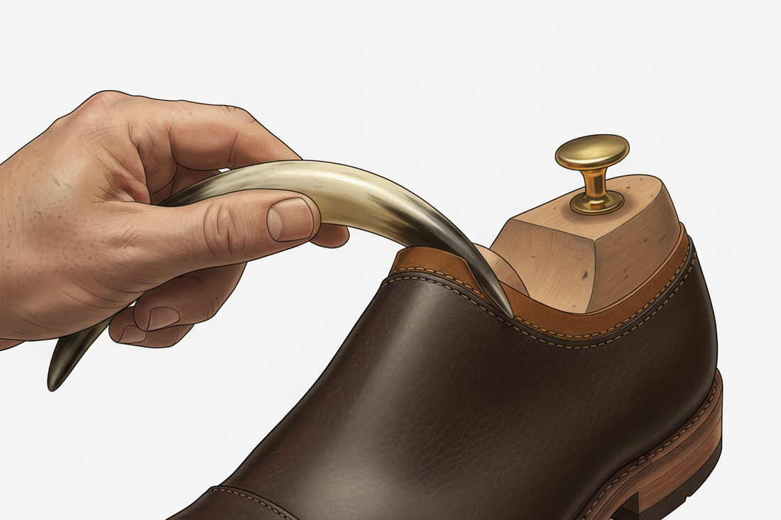How to Use Cow Horn Tools for Opening Welts