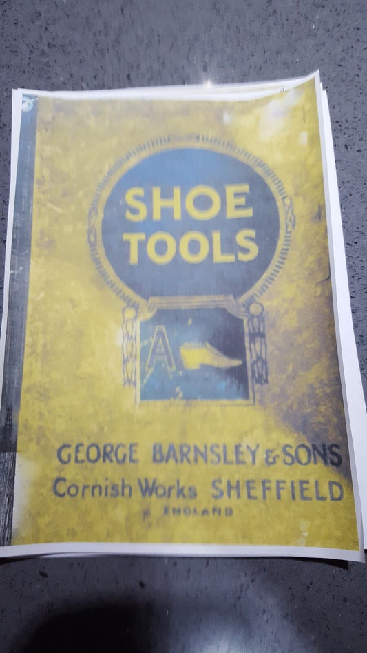 Vintage 1927 George Barnsley Shoemakers Tools Catalogue Photocopy