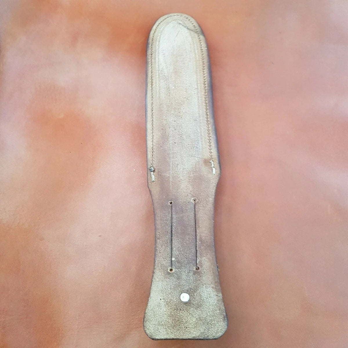 Handmade BAREBONES HORI-HORI Moulded Leather Knife Sheath