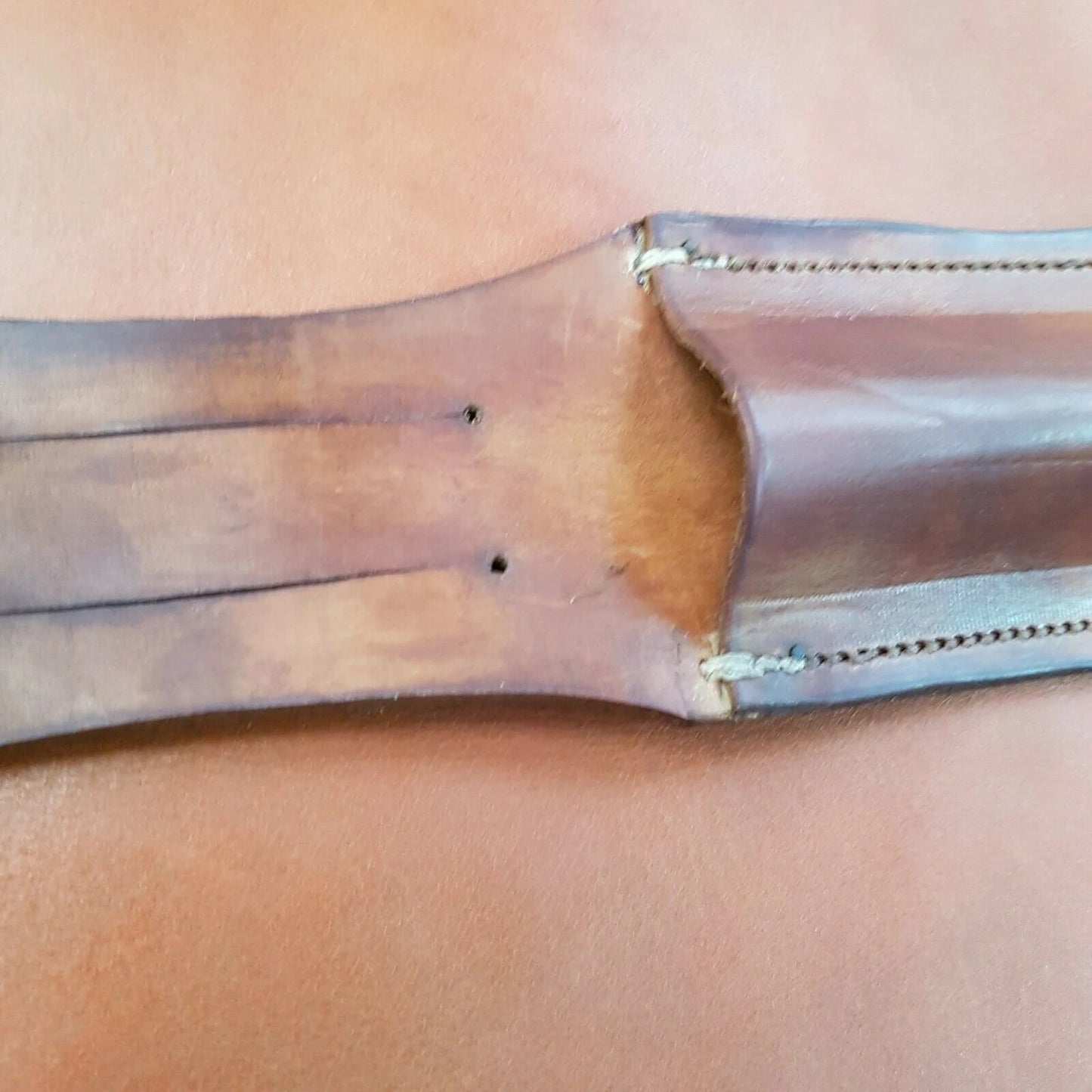 Handmade BAREBONES HORI-HORI Moulded Leather Knife Sheath