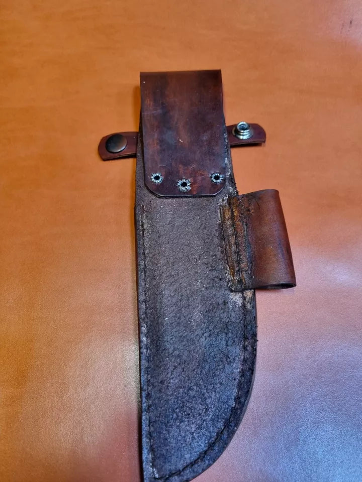 Leather Sheath for KA-BAR Becker Bowie KABK2 Knife