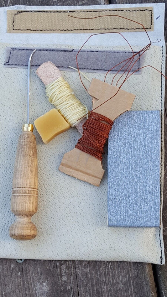 Hand Sewing Leather Welts and Soles Awl Kit