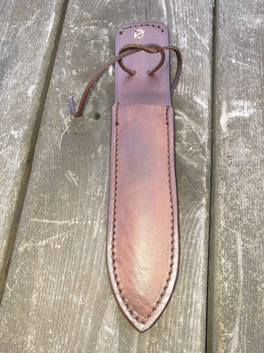 Leather Sheath for Viking Dagger Knife 8.5"