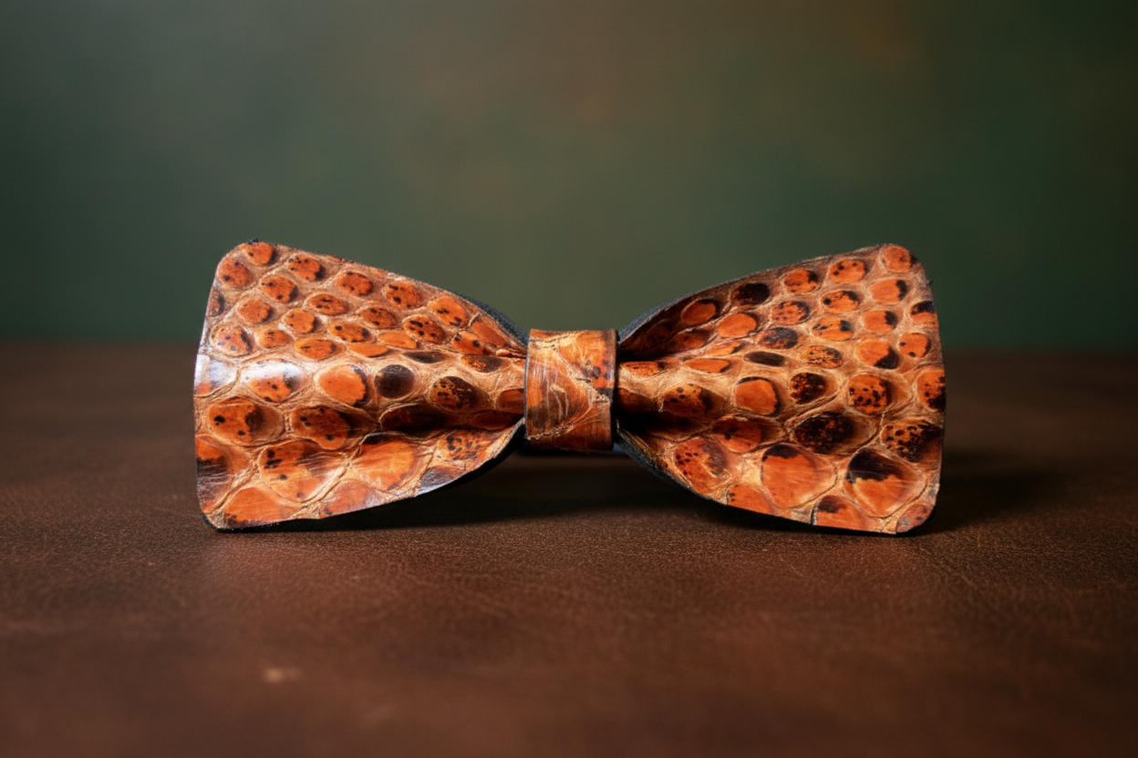 Anaconda Bow Tie — Clean Product Shot