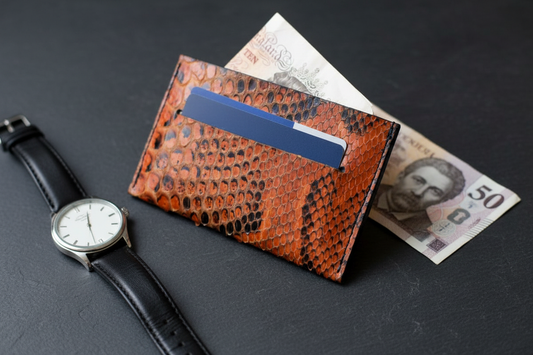 Anaconda Snakeskin Wallet — Lifestyle