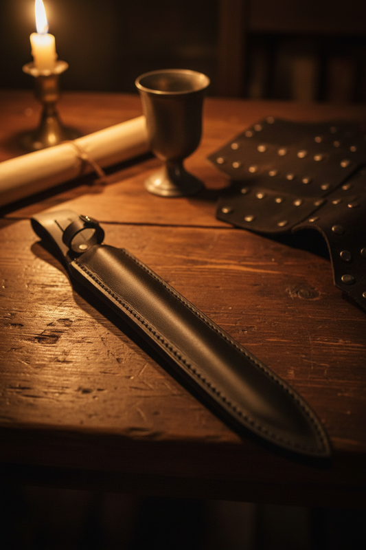 Black Dagger Sheath Medieval Lifestyle