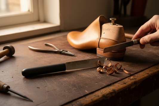 George Barnsley Heel Paring Knife Lifestyle from Photo