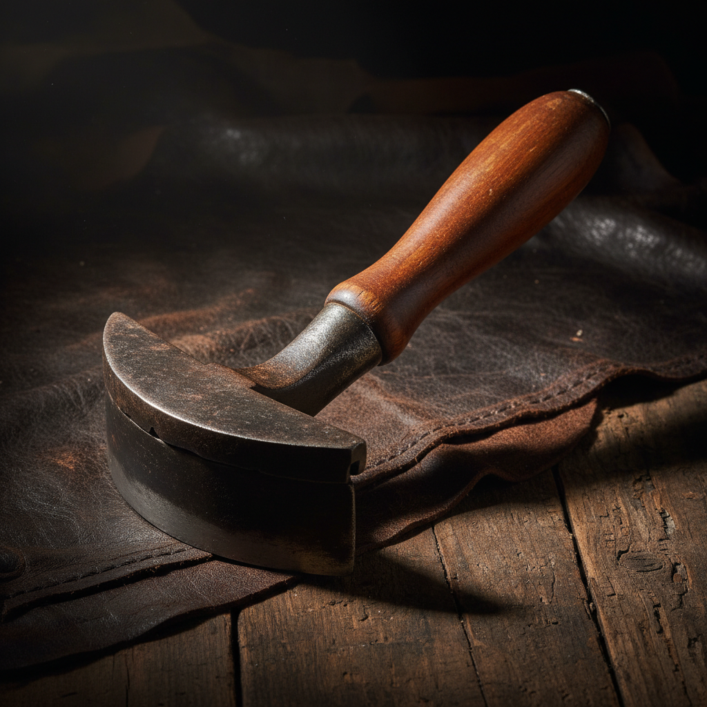 Vintage cobbler's forepart edging and glazing iron