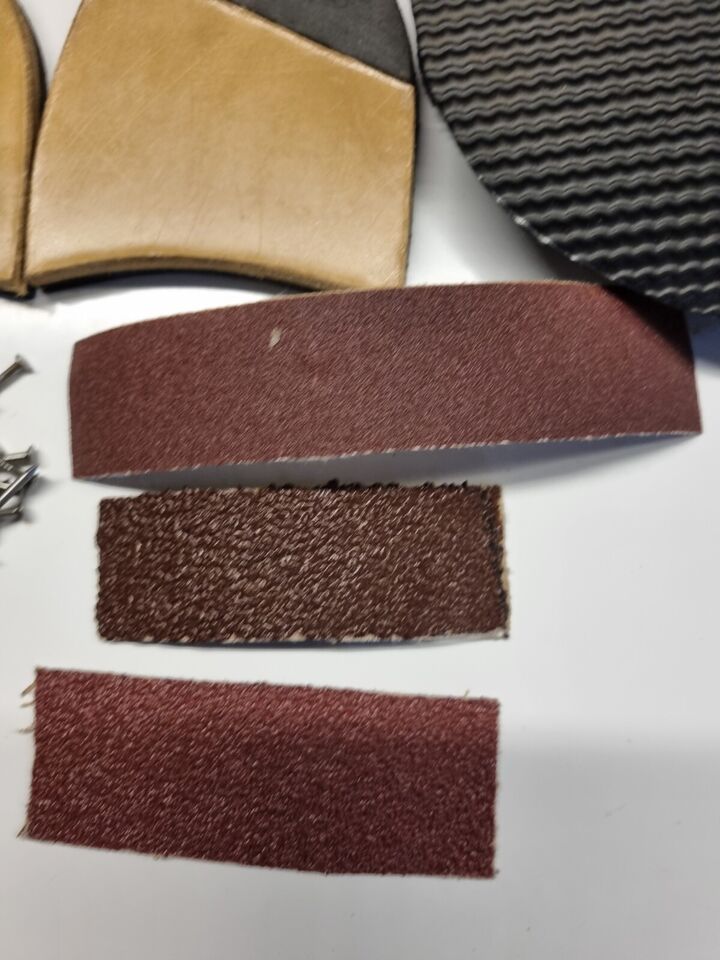 Close up view of Emery paper 