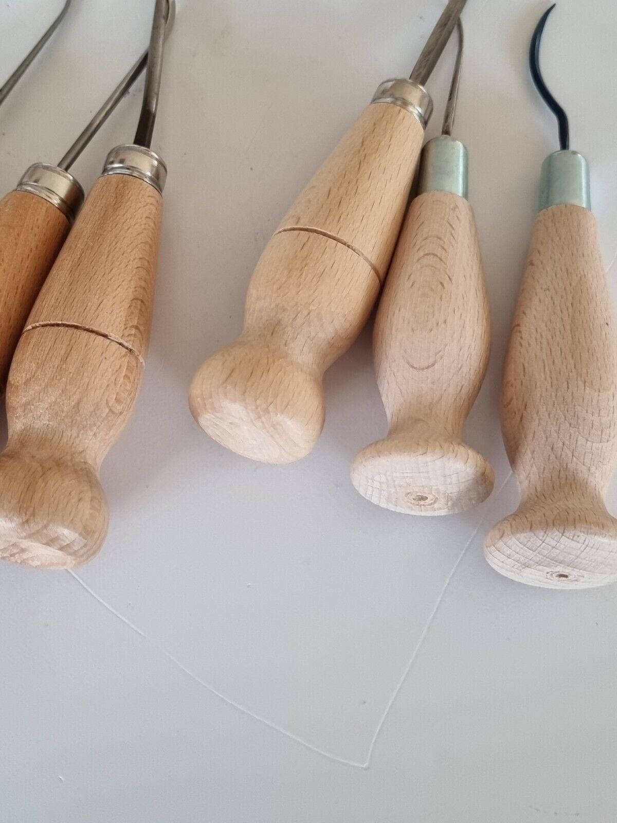 wooden hafts or awls handles.