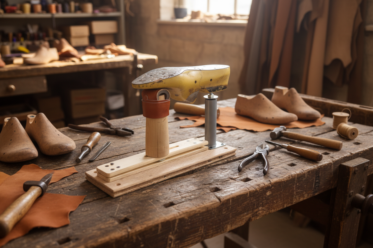 Shoemaker's Lasting Stand Workshop Lifestyle