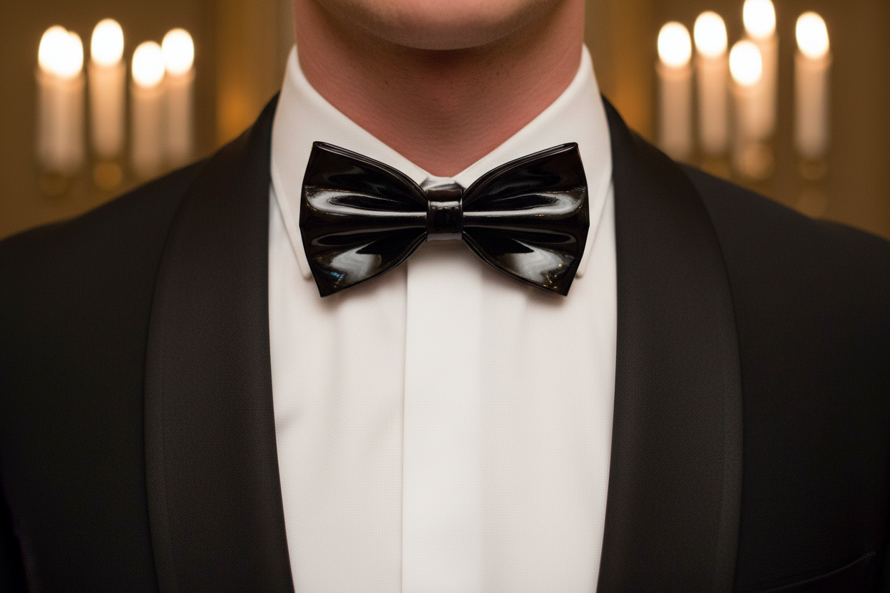 Traditional Patent Leather Bow Tie — Black Tie Lifestyle