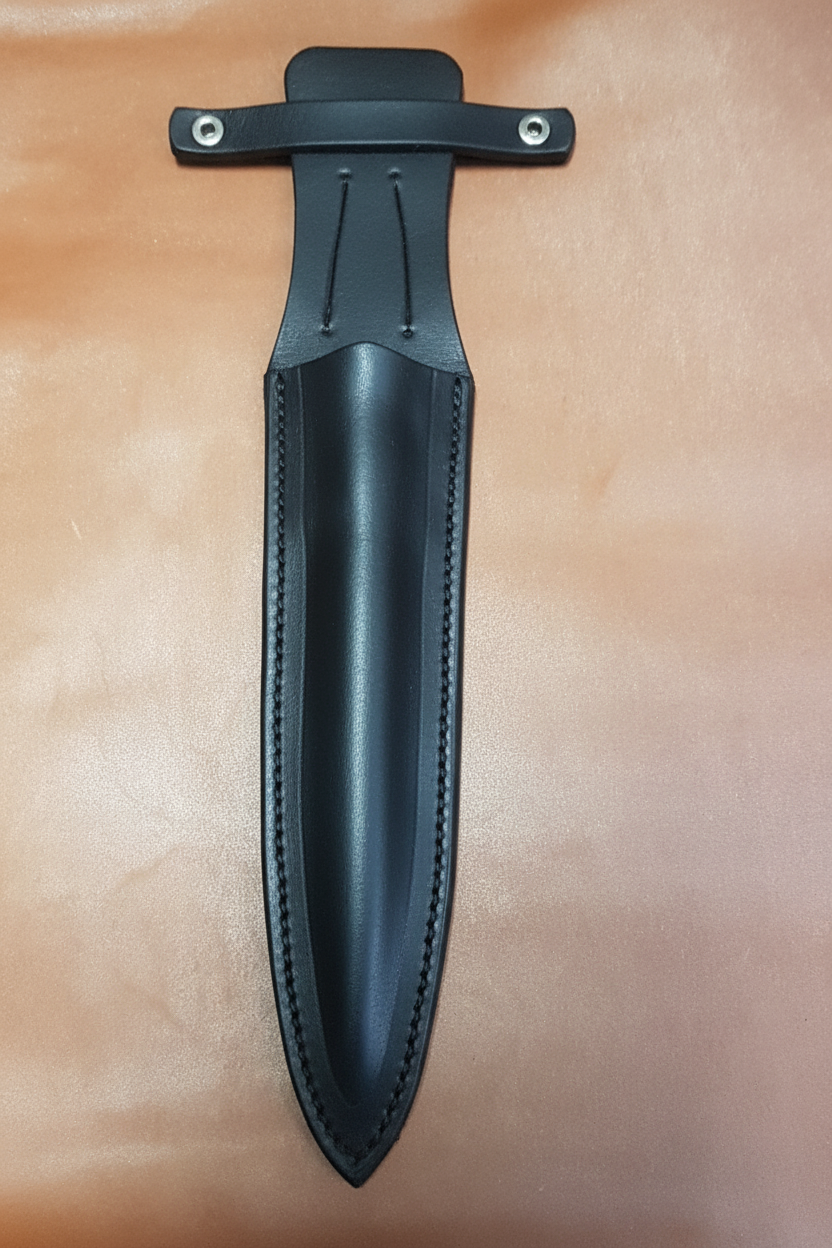 Viking Medieval Dagger Sheath — Black Version