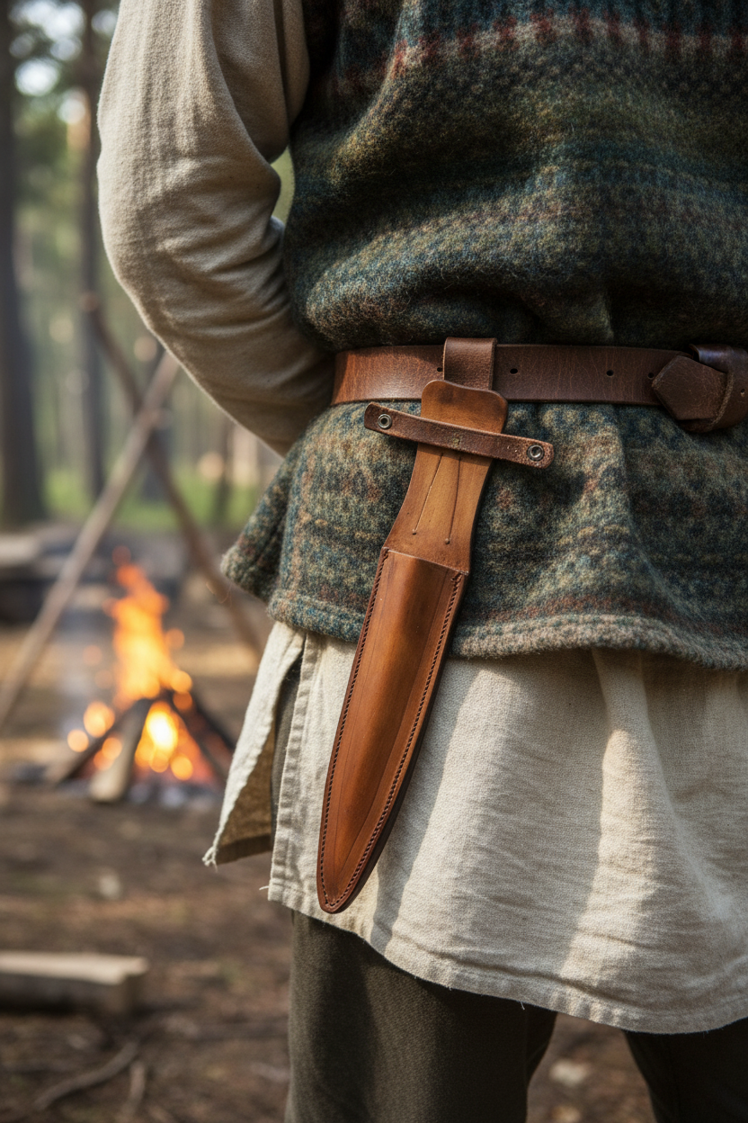 Viking Medieval Dagger Sheath — Lifestyle