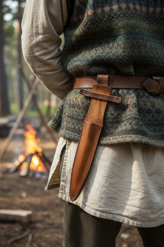 Viking Medieval Dagger Sheath — Lifestyle