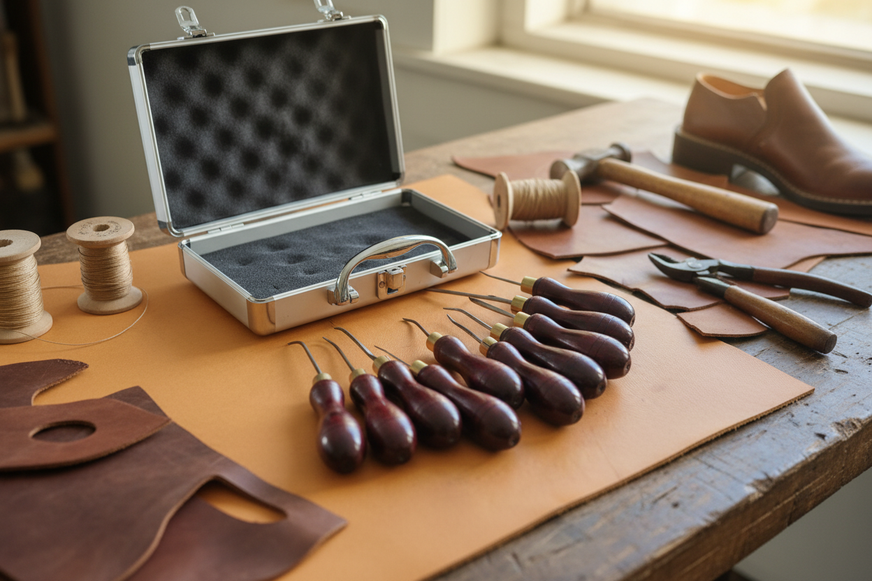 Vintage Shoemaker Awl Set Lifestyle