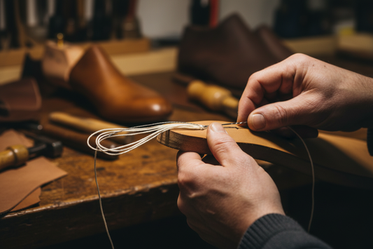 Waxed Thread Wire Needle Cobbler Workshop
